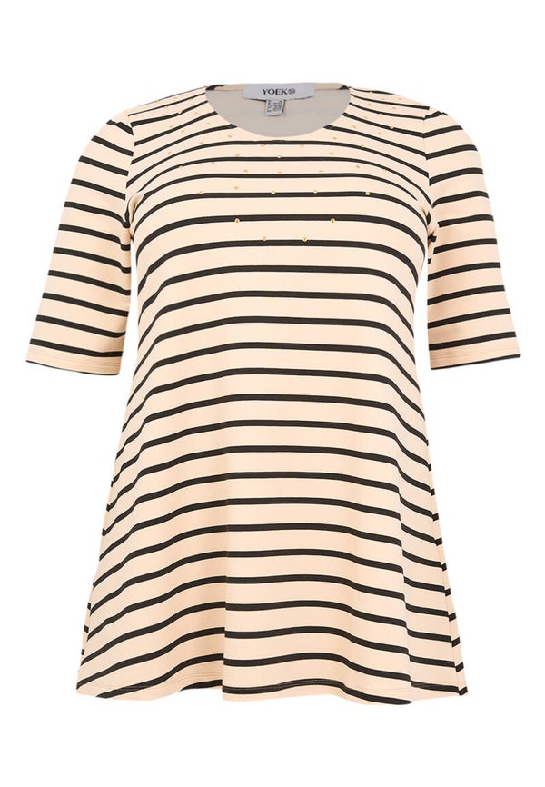 Yoek Breton Streep Tunic/Shirt 37489