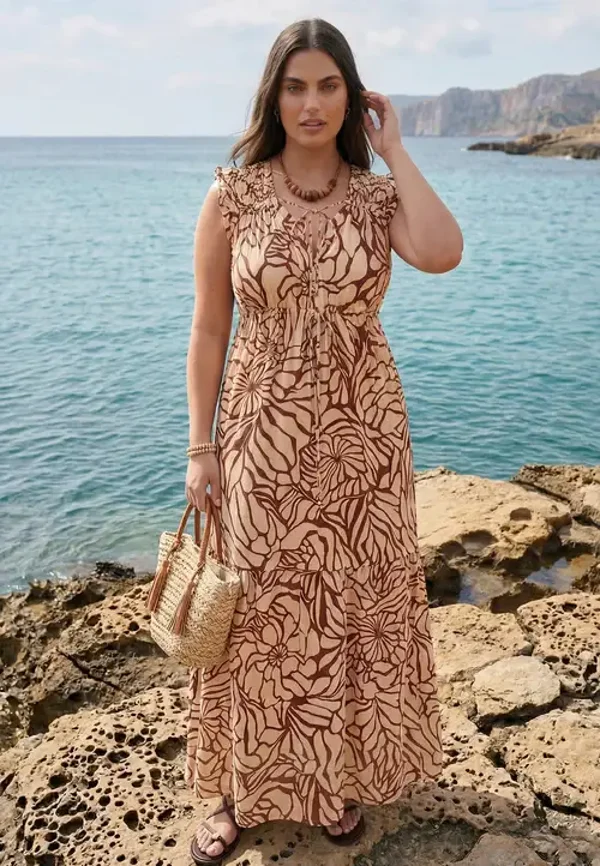 Yoek 37723 Dress Bloompoppy