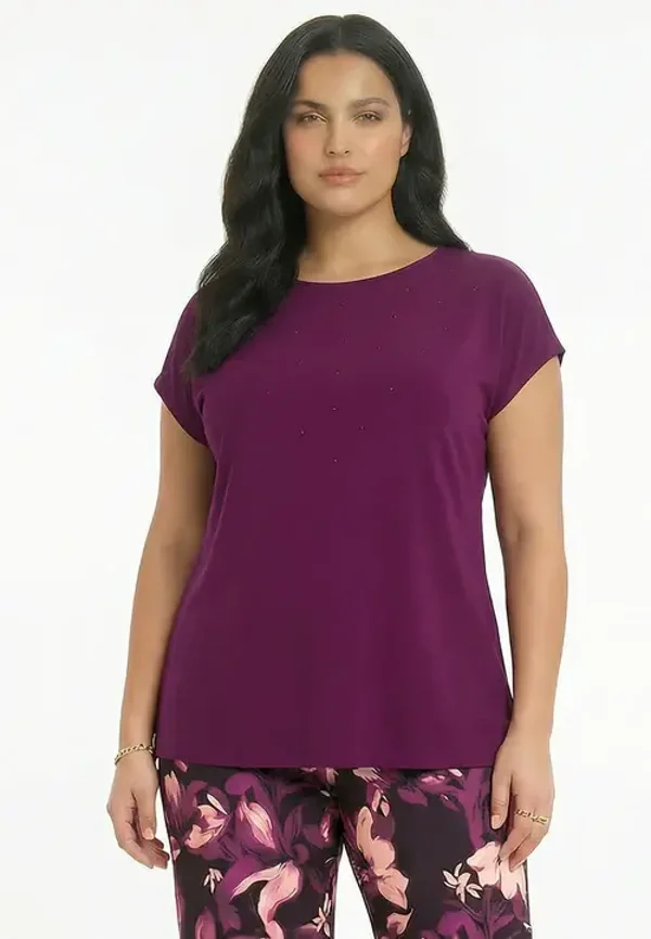 Yoek 384017 Top Uni Dolce Purple