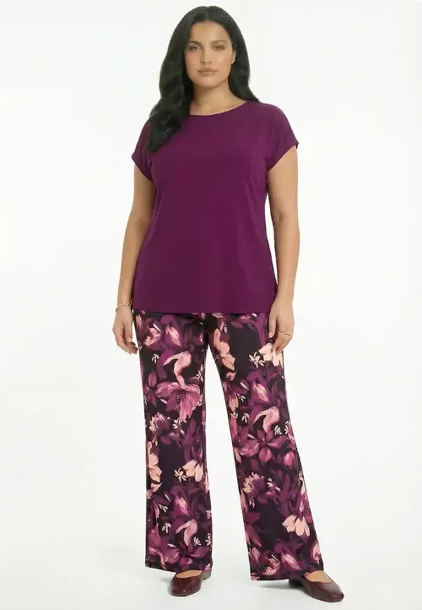 Yoek 38517 Broek Loose Ciclamy
