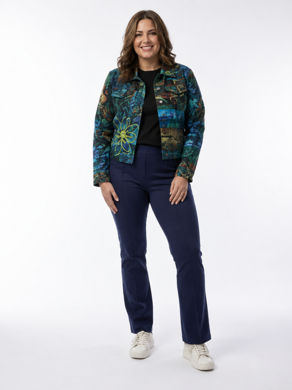 Orientique Biker Jacket Batik Floral 23145
