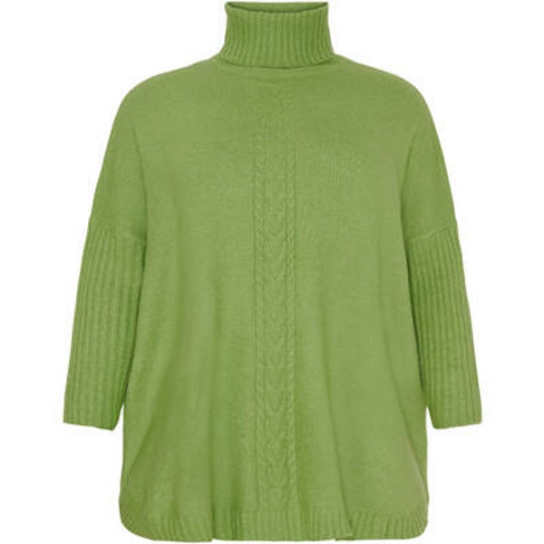NO1 Poncho trui met col Mint