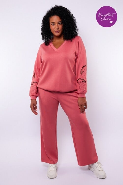 Exxcellent Mira Broek Slate Rose