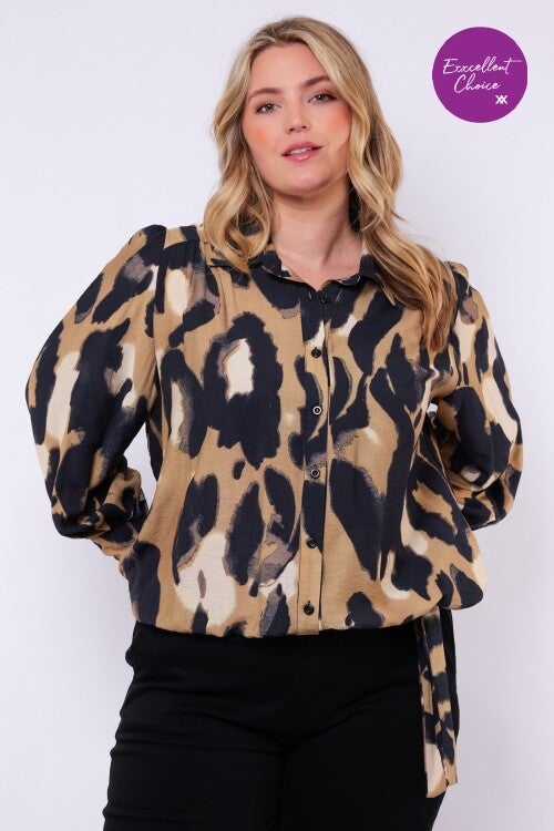 Exxcellent 26VQE02 Fern Blouse