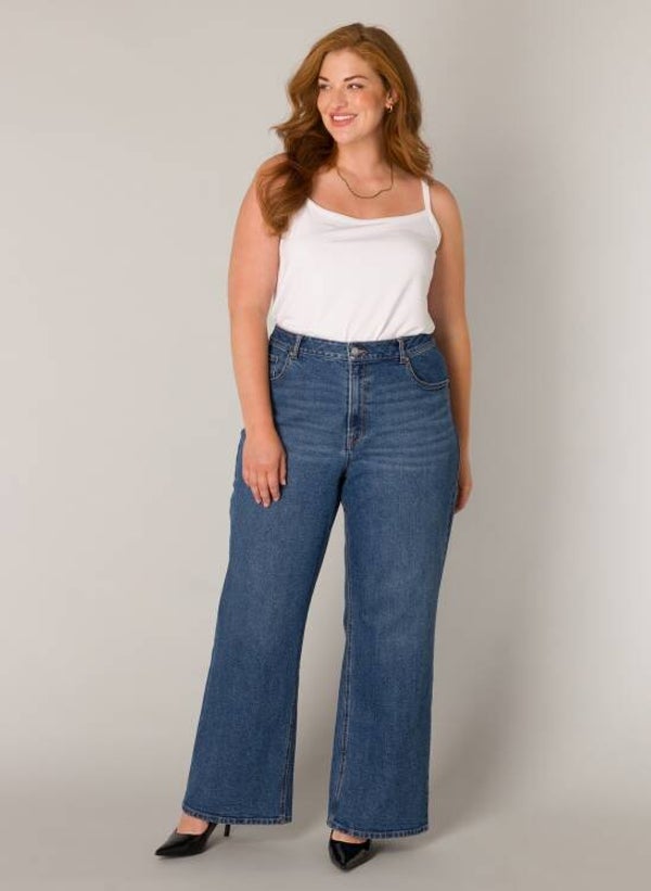 Base level Jeans Amilya Mid Blue