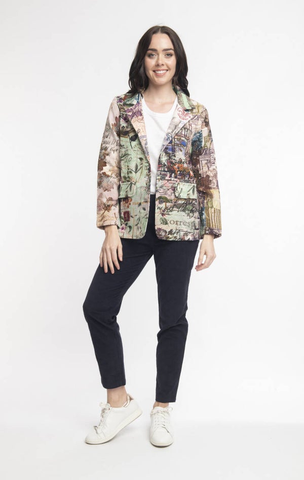 Orientique Blazer digital print 62658