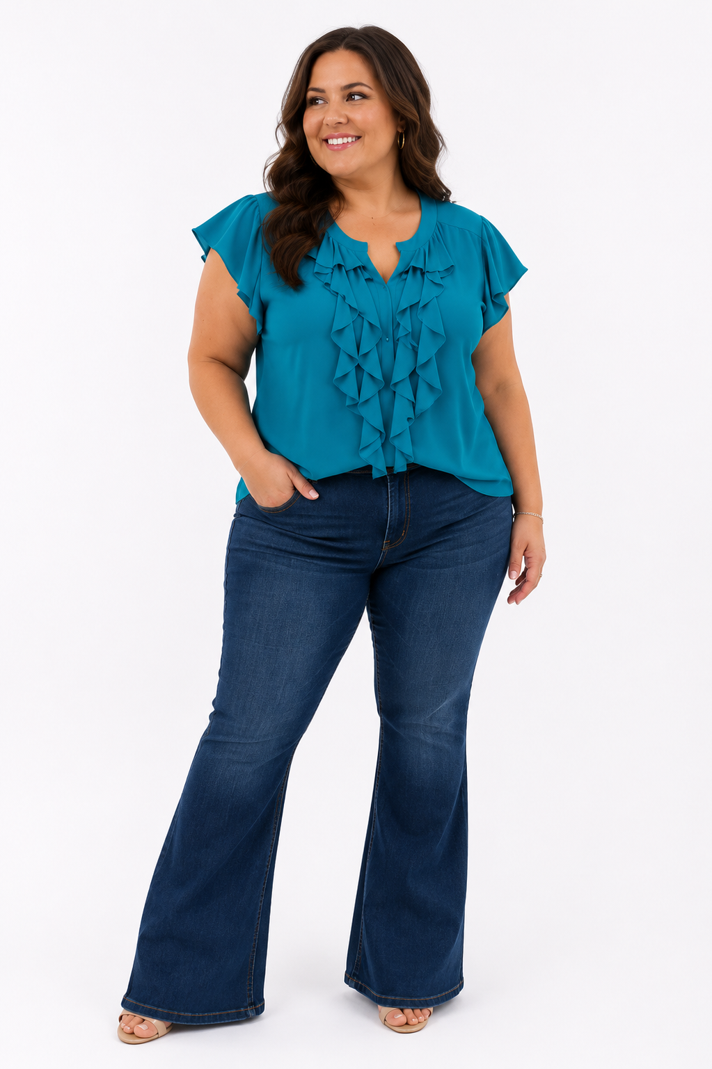 Only M 41 Blouse Gala met Roezel Azurro