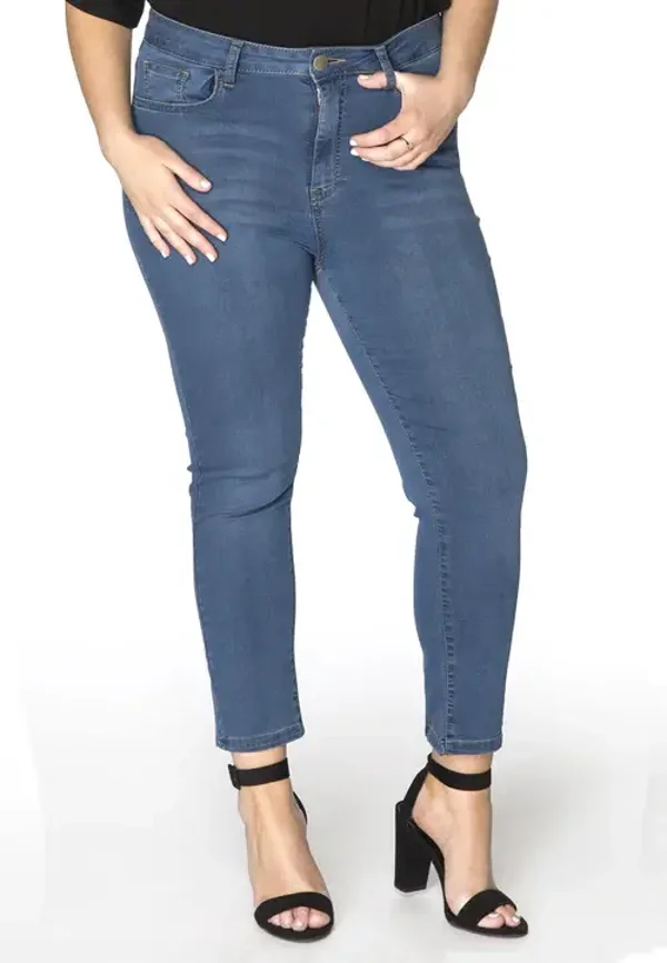 Yoek B5550 Light Blue 7/8 met ritsje