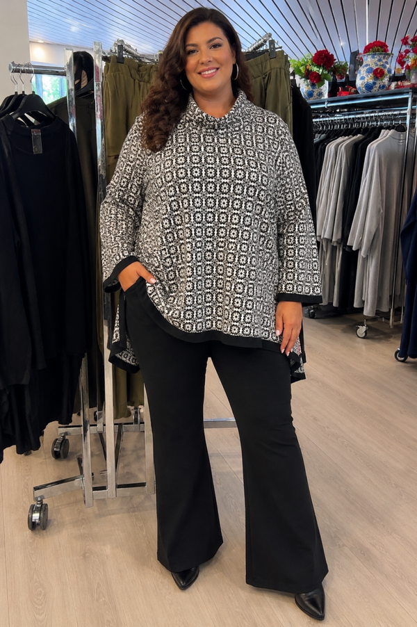 MAT 8601.5033  Poncho trui Grey/Zilver