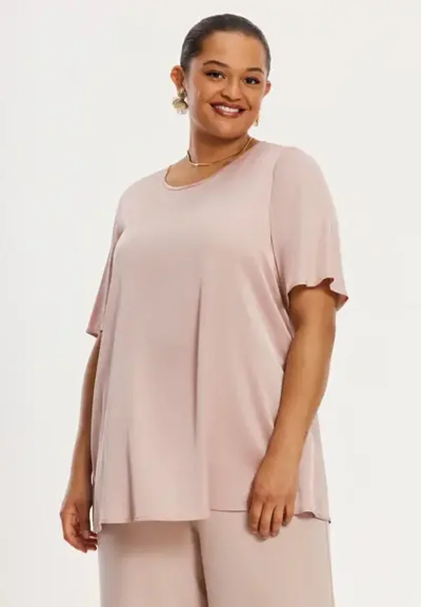 Yoek BL361407 Shirt Powder Satin