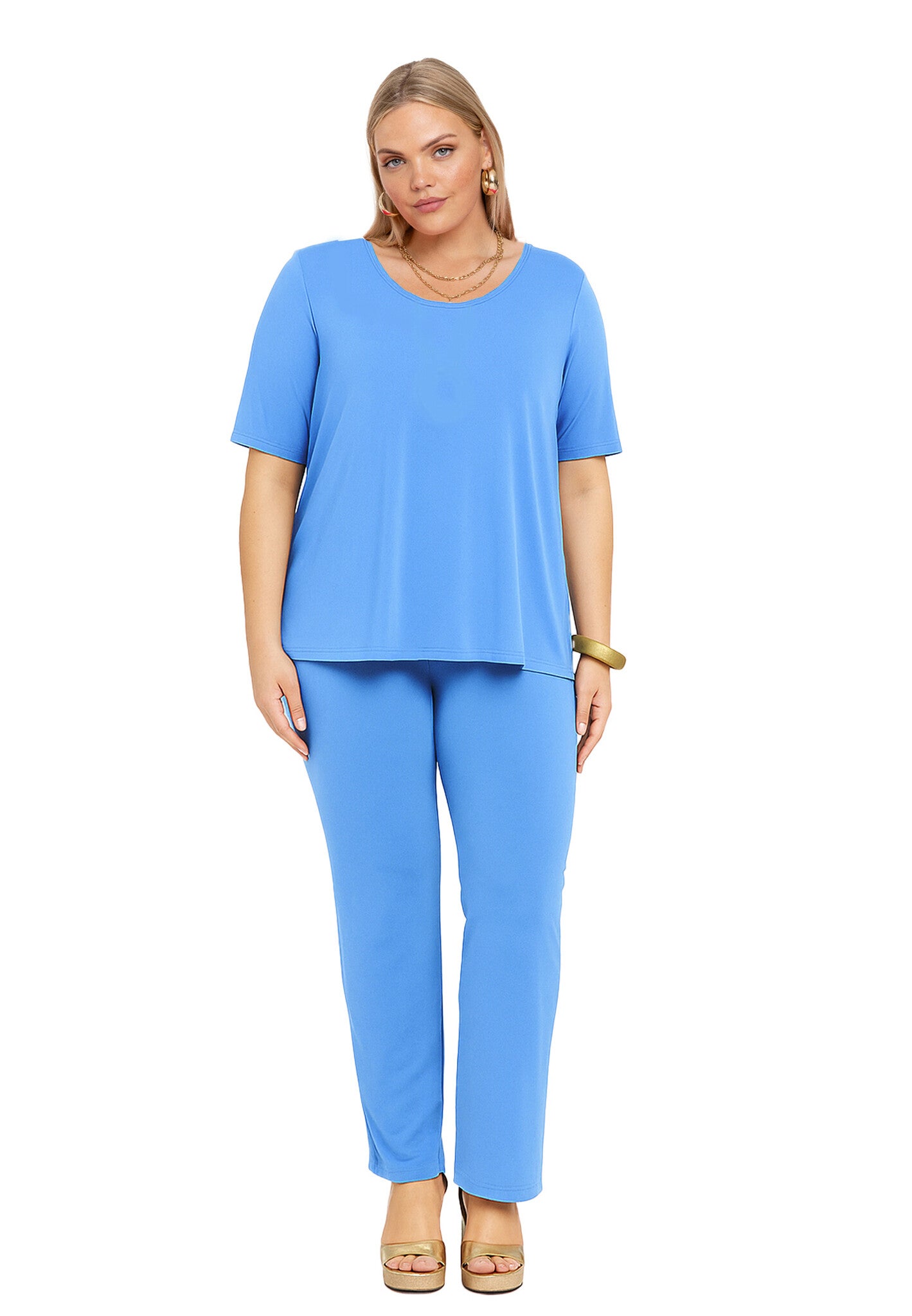 Yoek BL3644076 A lijn shirt