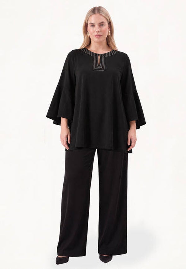 Yoek BL38405 Tuniek Flare Supple