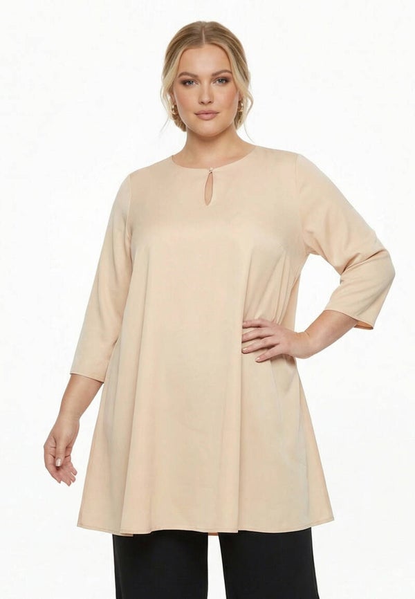 Yoek BL 38407 Tunic Wide Bottom Satin