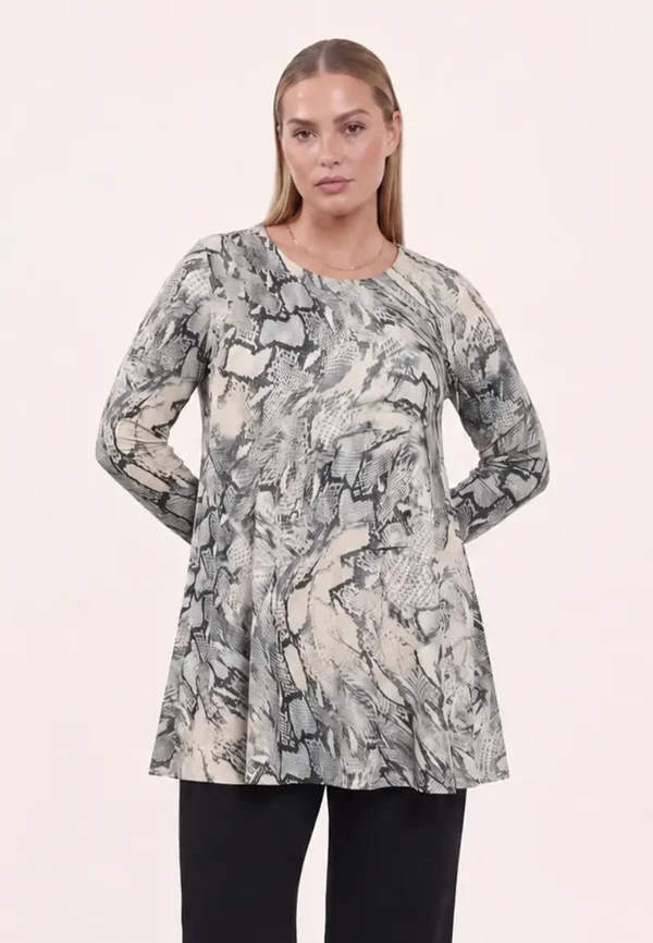 Yoek Tunic Wide Bottom Viperine (onderweg)