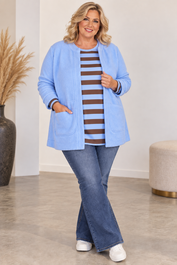 Mona Lisa Jacke 279 57 Blauw