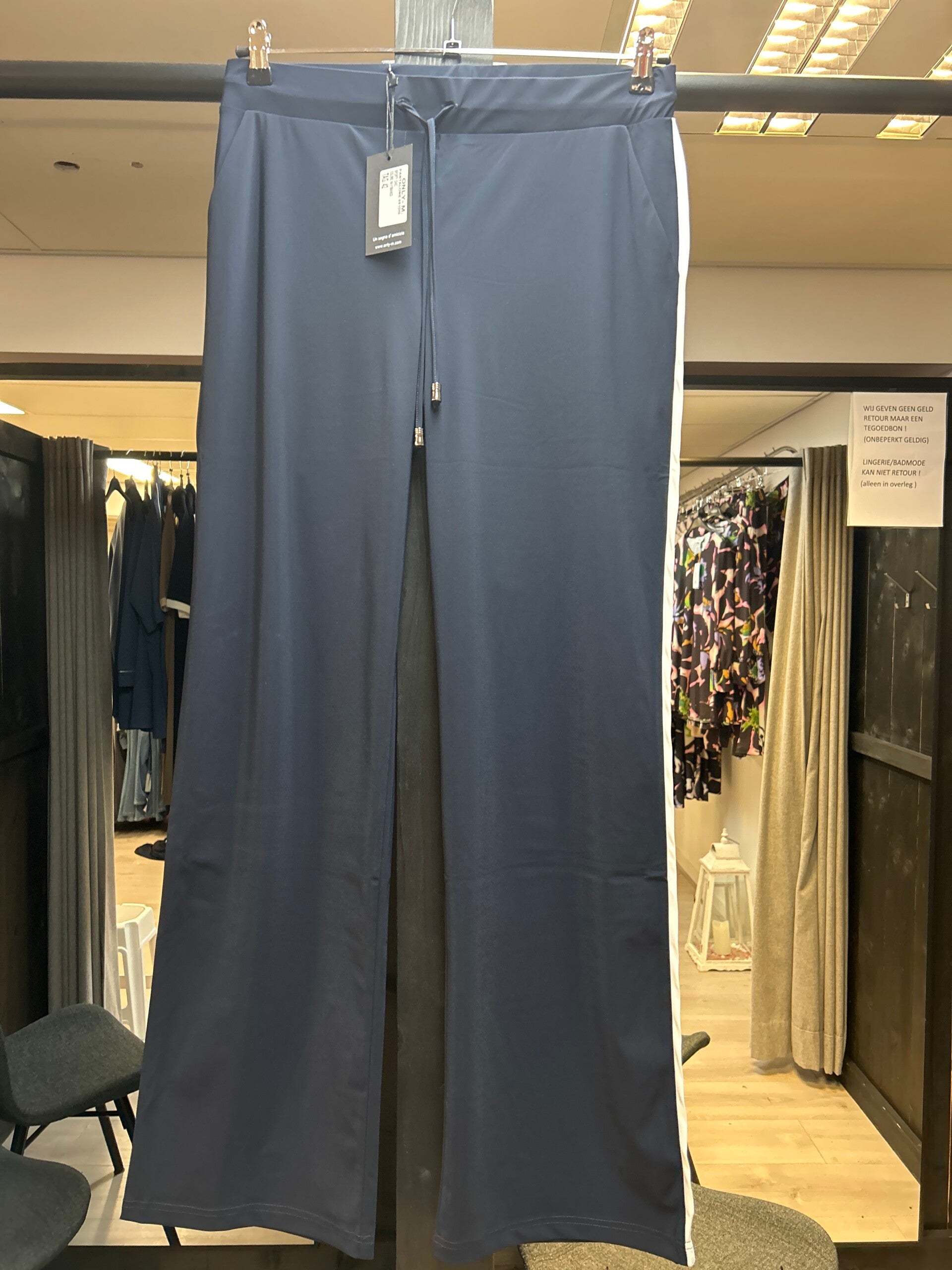 Only M 051 Pantalon Navy/Bianco