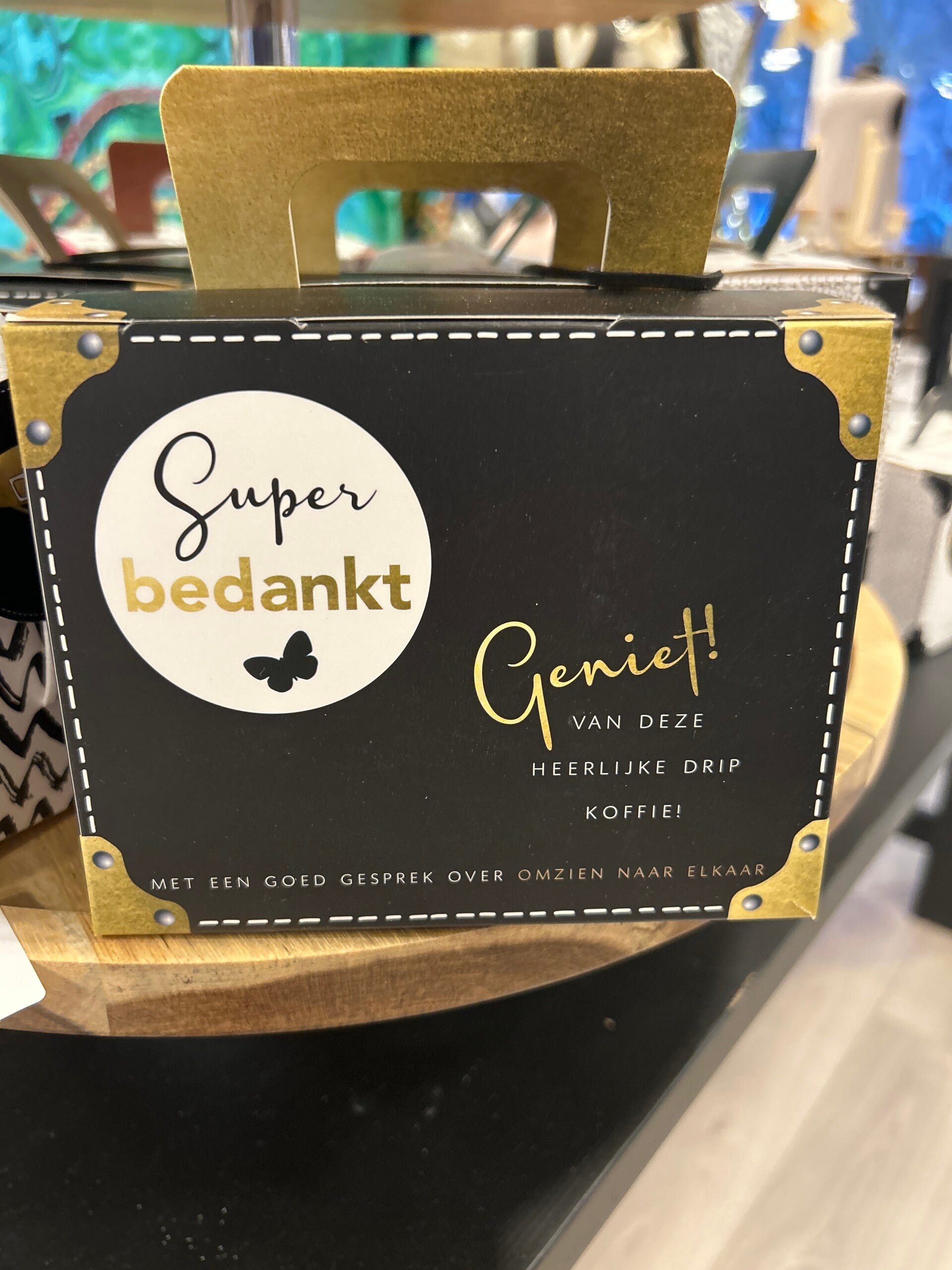 Koffie Taa super bedankt