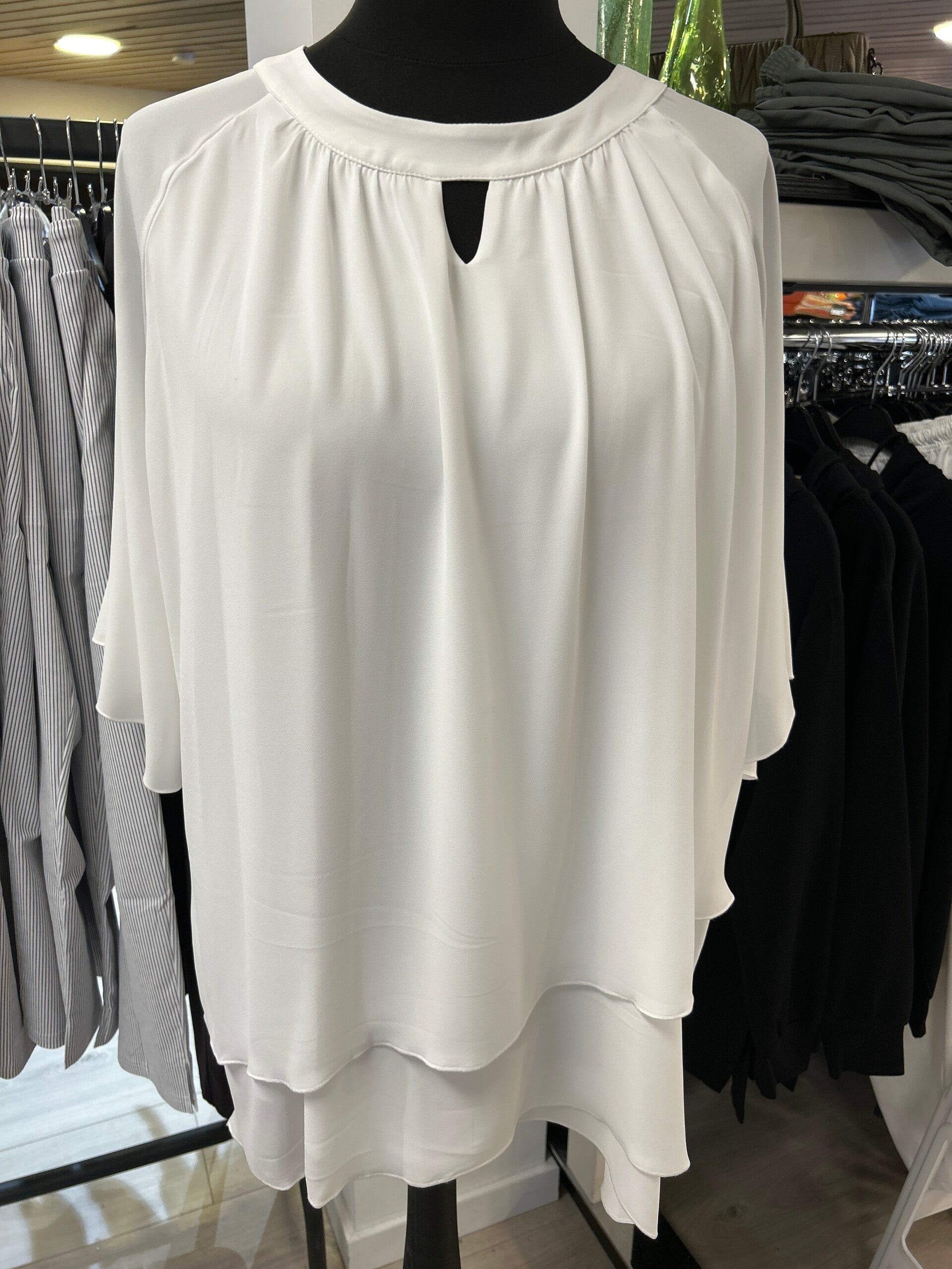 Only M 21762 tuniek Dubbel Knoopje achter Gala Panna