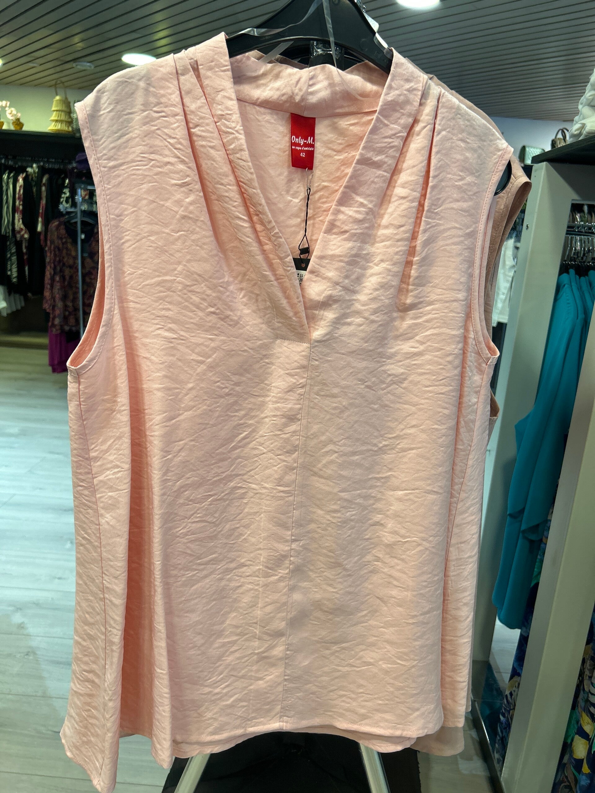 Only M 230.28 Shawlkraag Rosa Chiaro