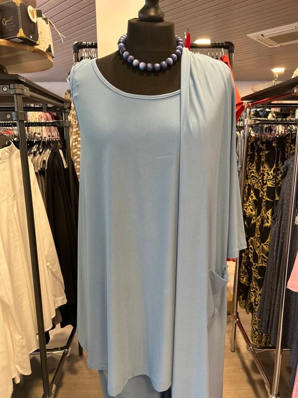 Only M Basis 14 Tuniek  dolce Licht Blauw (lavanda)