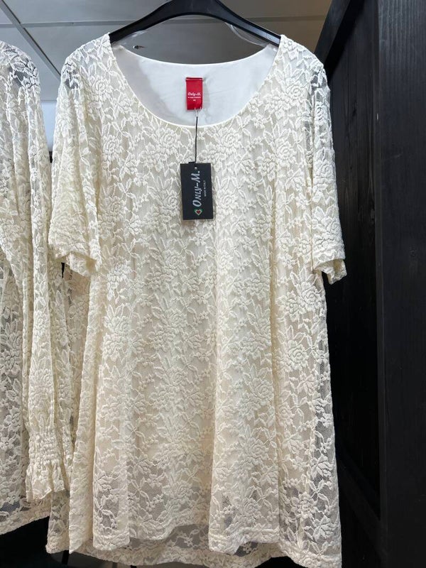 Only M 230.35 Shirt Merletto Panna