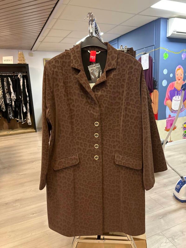 Only M 234.31 Blazer lang Brushed Marrone