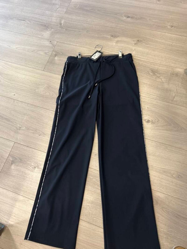 ONLY M SPECIAL - 037 PANTALON WIJD STRONG NAVY/SNAKE