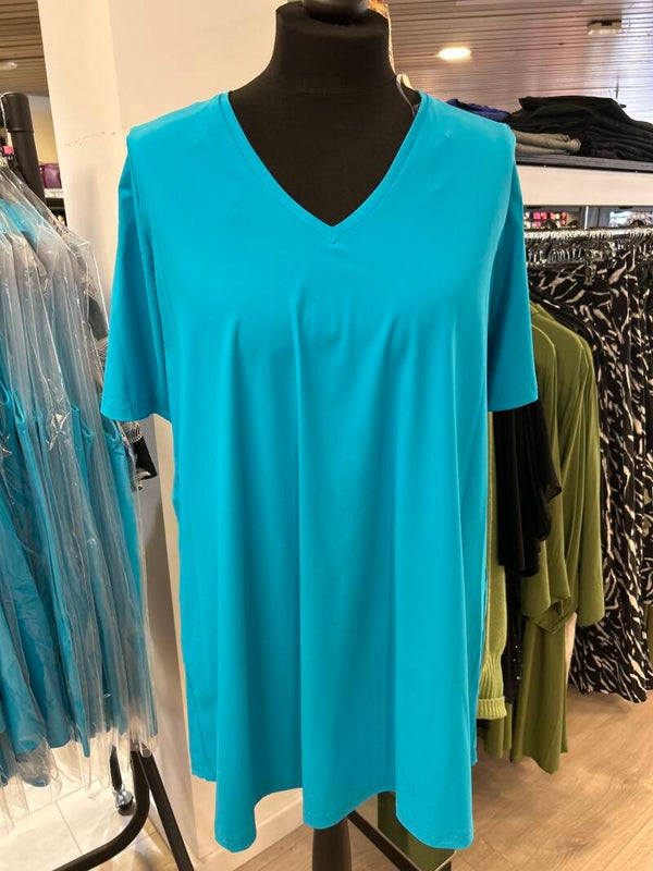 Only M 026 V hals T-Shirt Aqua