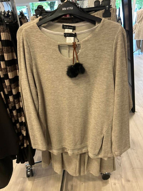 Anvito 5087  Mabel Sweater Ecru