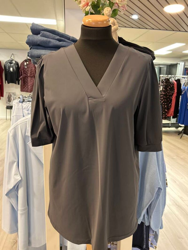 Only M 063 Shirt Pofmouw Grigio Scuro