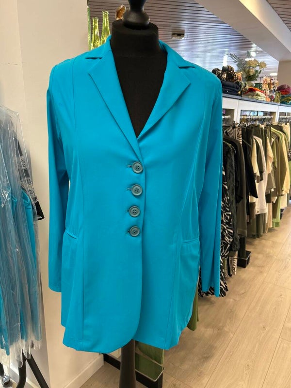 Only M 009 Blazer Travel 4 knoops Aqua kort