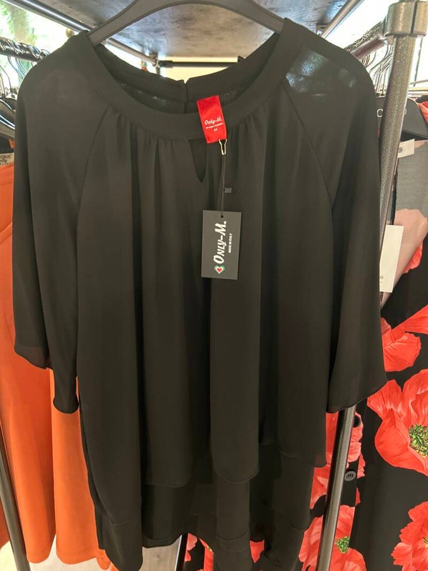 Only M 224.64 Tuniek dubbel laags Nero