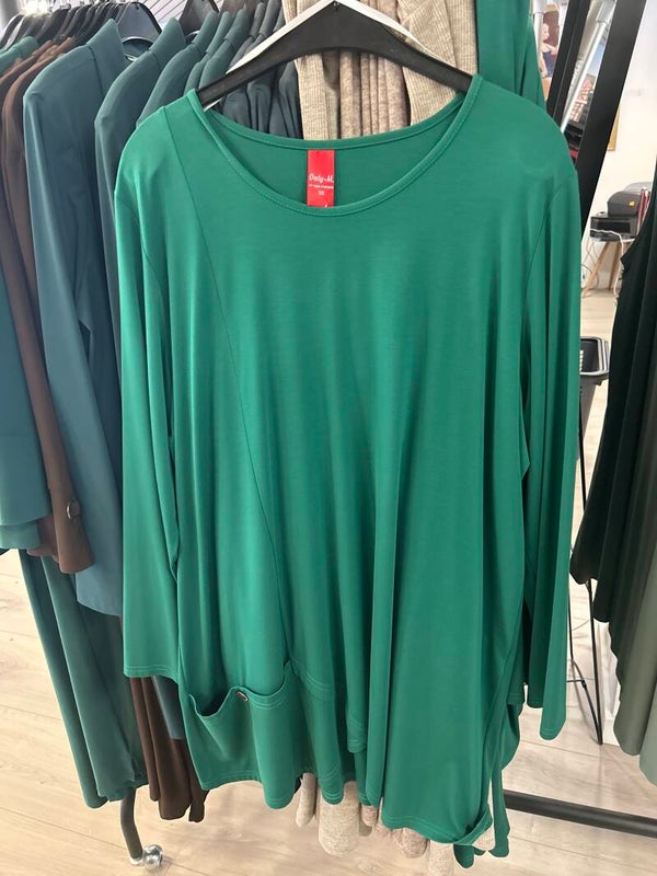 Only M 20550 Groen tuniek