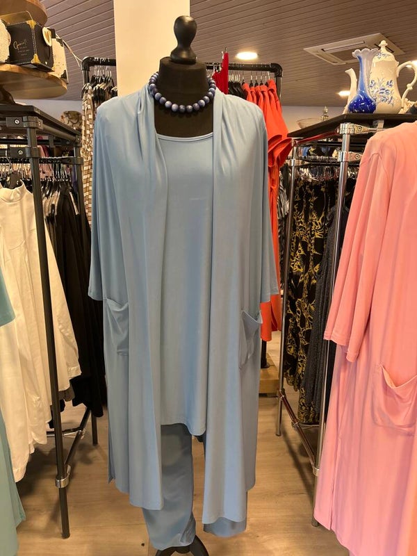 Only M 172 Basis Gilet dolce 3/4 mouw Licht blauw (lavanda)