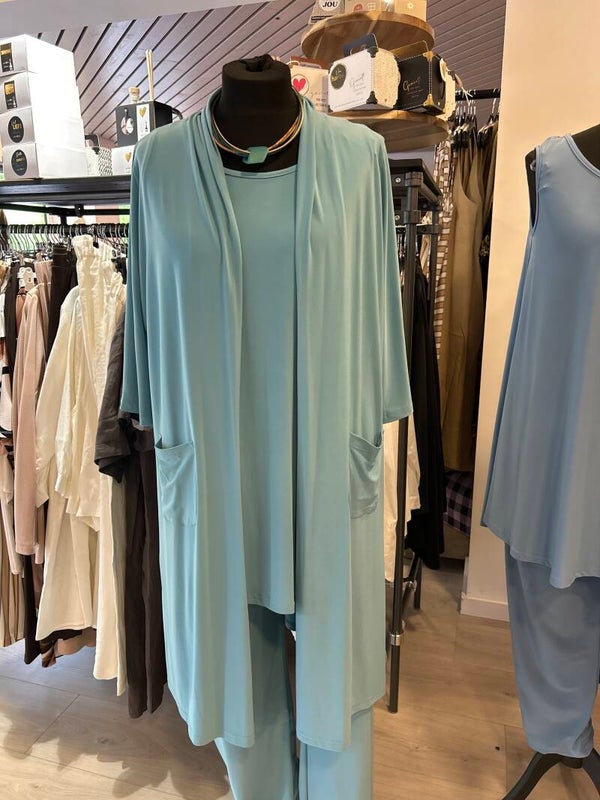 Only M 172 Basis Gilet dolce 3/4 mouw Menta