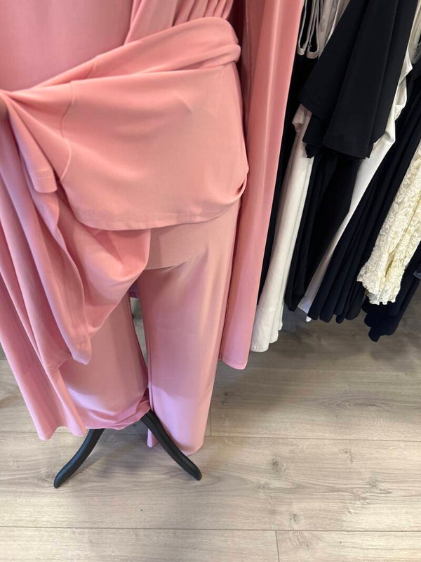 Only M Basis 195 Dolce pantalon lang wijd Rosa