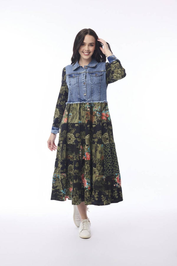 Orientique 61787 Keqioa Print Dress