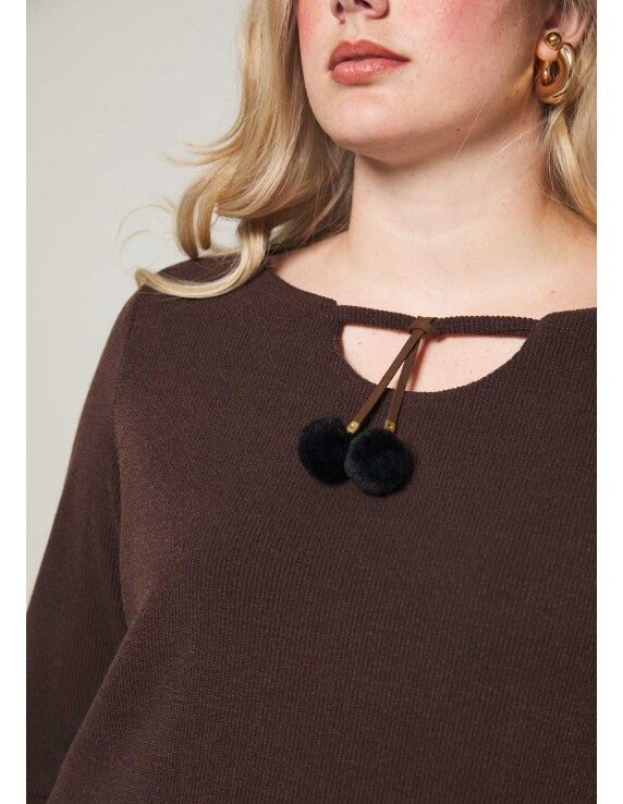 Anvito 5087  Mabel Sweater Bruin