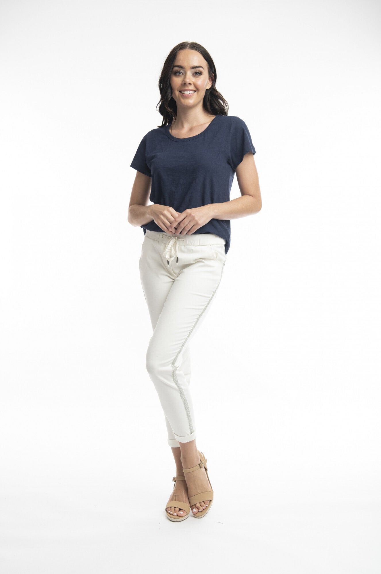 Orientique 4622 Broek Fashion side tape