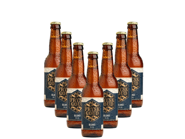 Frysk Goud Blond 33cl 6%vol. Doos 12 stuks.
