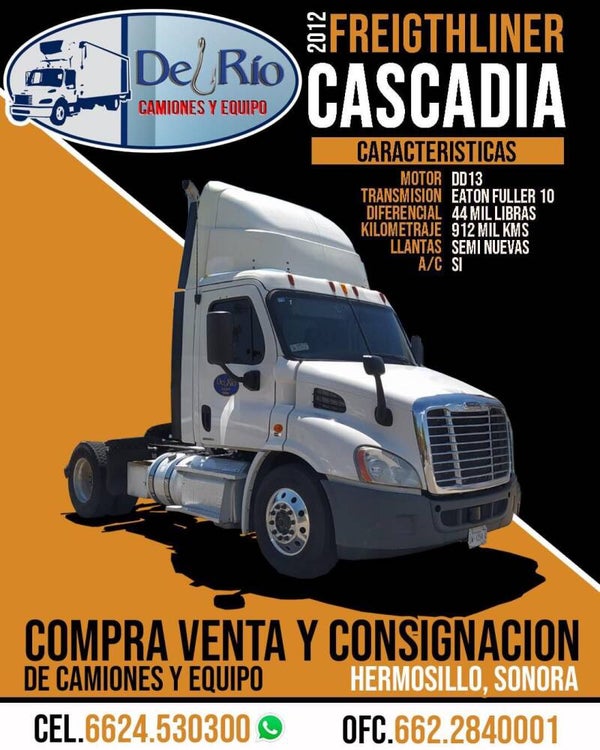 FREIGTHLINER CASCADIA 2012