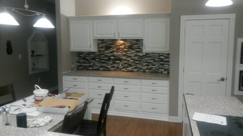 glass and travertine Lowes