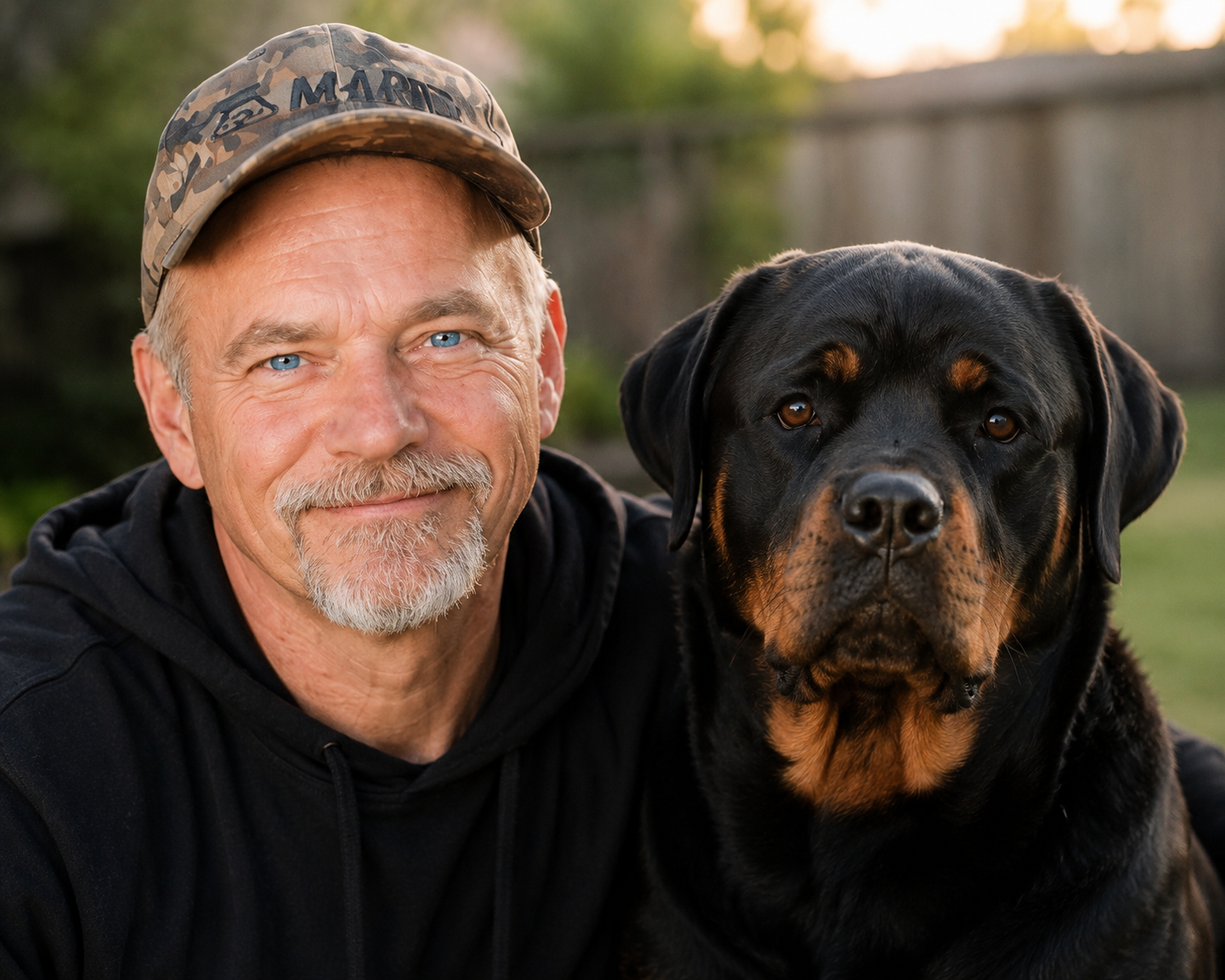 me and Tim, the neighbors  puppy.