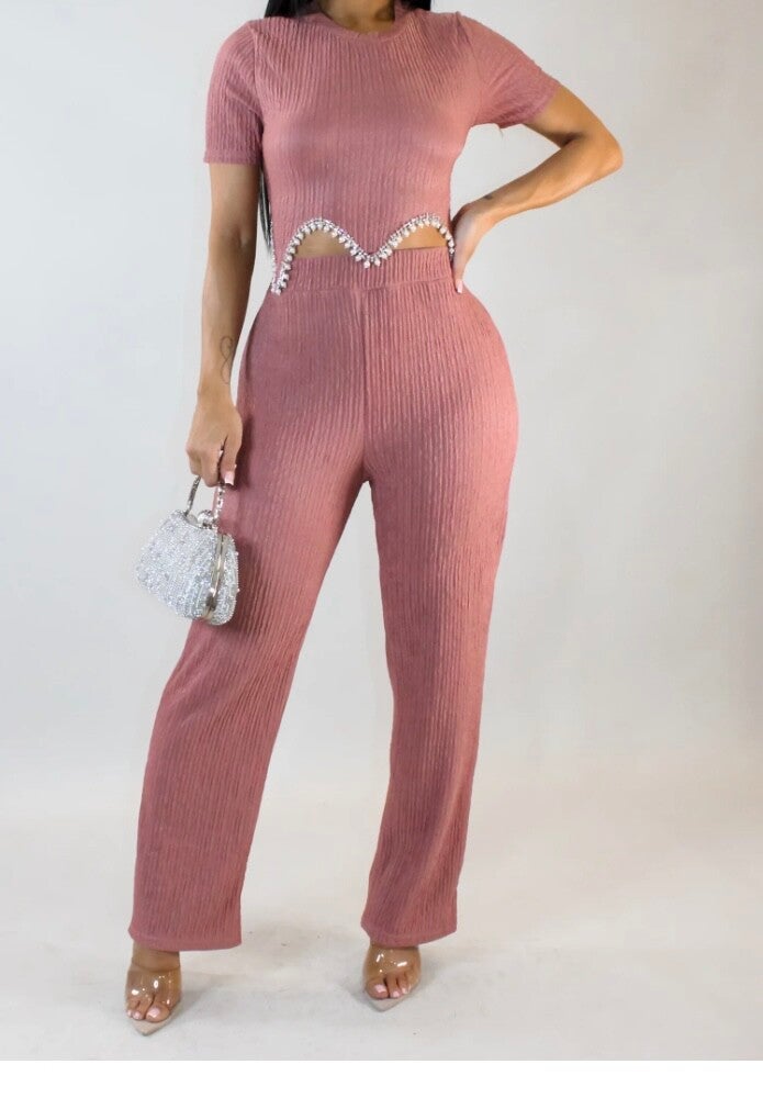 Pink 2 Piece Outfit