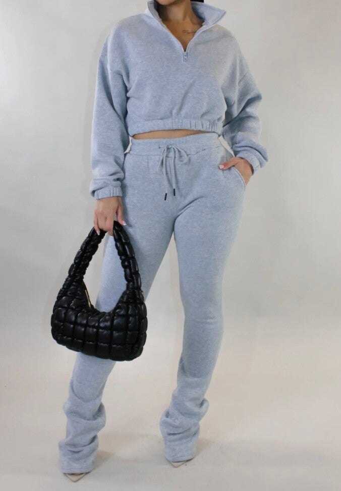 Blue 2 Piece Jogging Suit