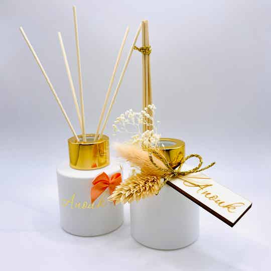 Parfumfles met geurstokjes 50ml