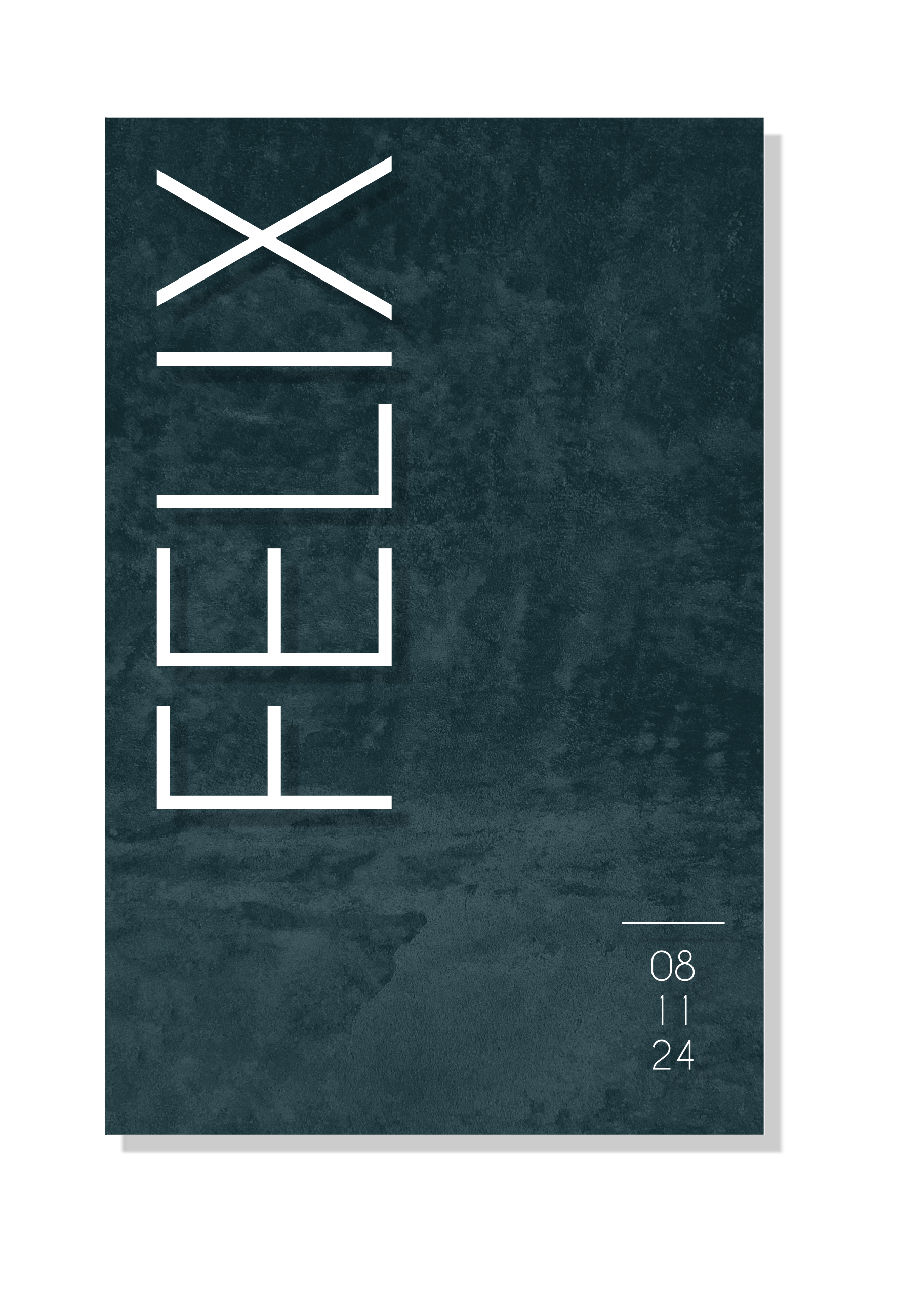 Hip geboortekaartje Blauw