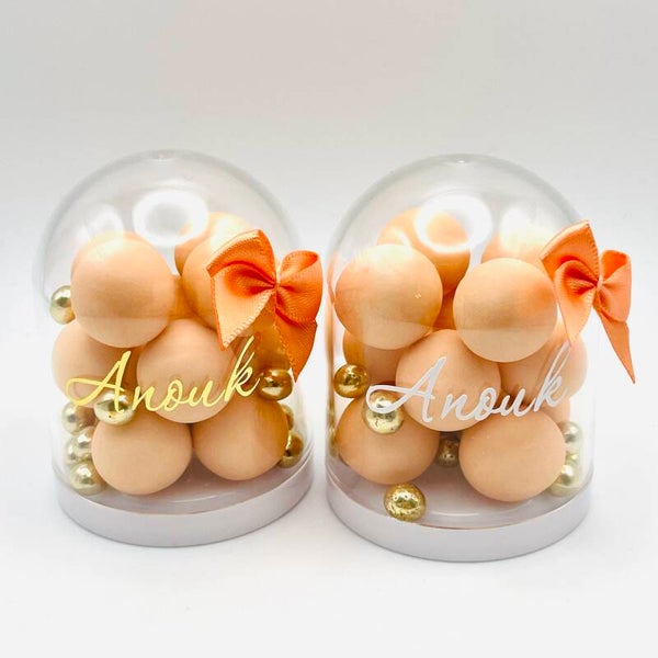 Globe gevuld met crispy choc's