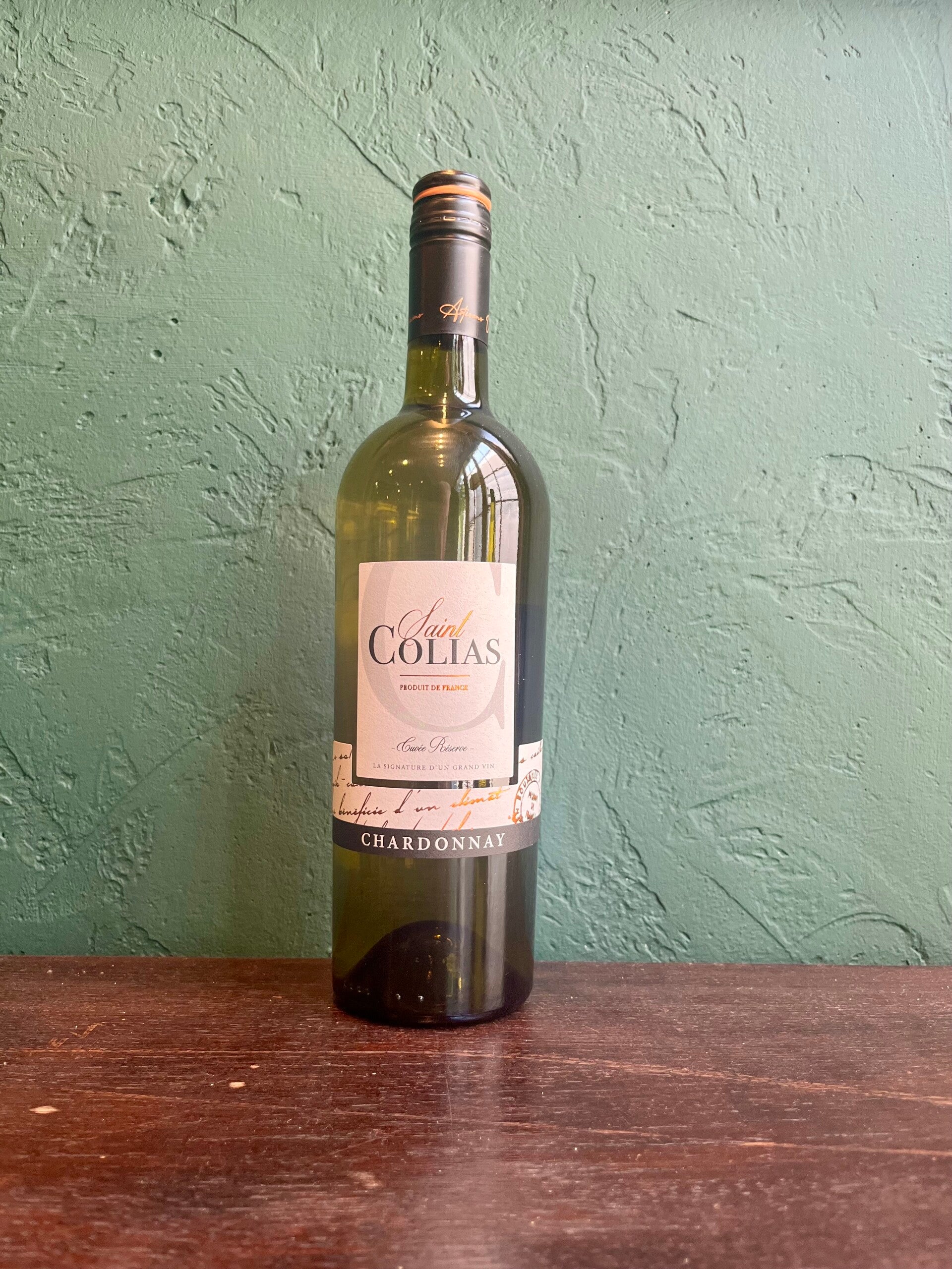 Saint Colias , Pays d'Oc IGP Chardonnay Cuvée Réserve