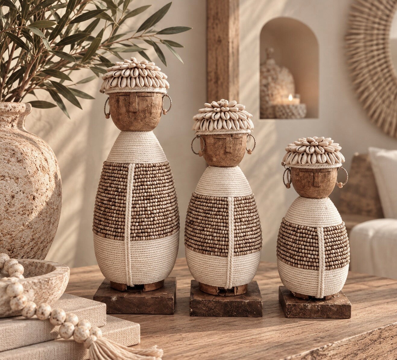 Pop hout beige